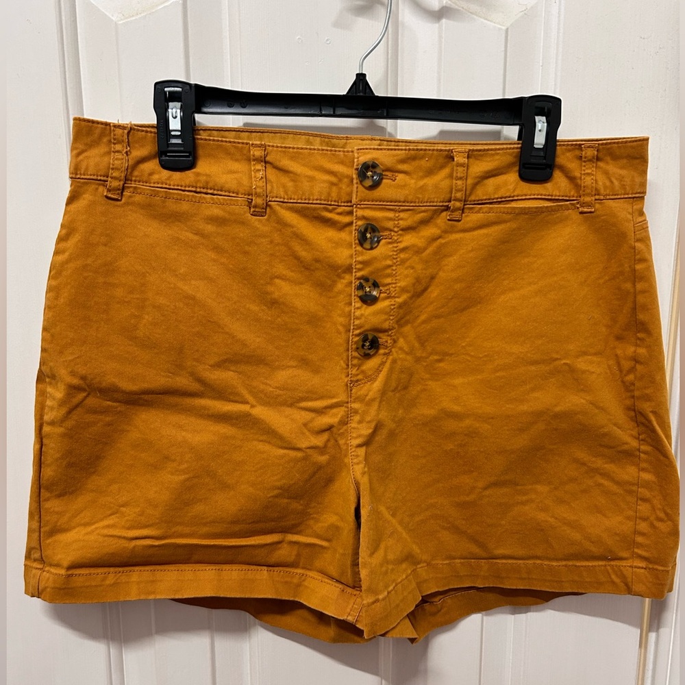Old Navy Orange High Waist Shorts